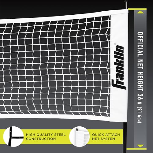 Franklin Sports Pickleball Set - Half Court Net, 2 Paddles, 2 Pickleballs