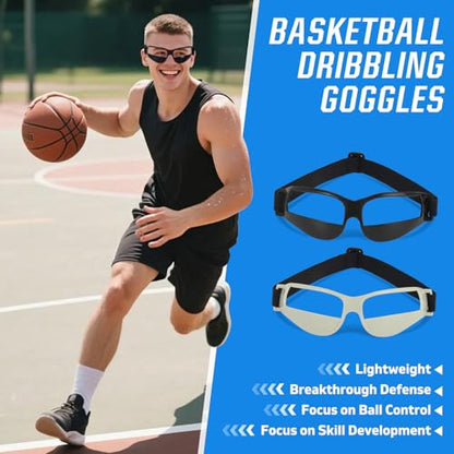 Dribbling Goggles, Adjustable Sports Dribble Specs, Basketball Dribbling Glasses, Goggles for Basketball Training