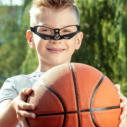 LESSO Basketball Dribbling Goggles Protective Sports Training Glasses for Adults Basketball Players - color: Black