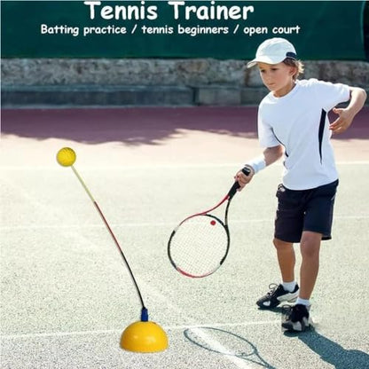 Aimery Tennis Trainer Rebound Ball Solo Tennis Practice Rebounder Strengthen Overall Muscle Memory Correct Body Posture