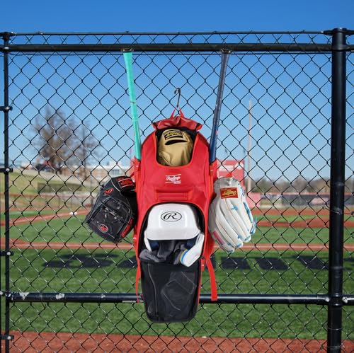 Rawlings | FRANCHISE 2.0 Player's Backpack | Baseball/Softball | Rec/Travel | Multiple Styles | Baseball/Softball - color: SCARLET