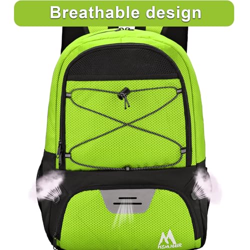 Hsmihair Soccer Bag-Soccer Backpack&Backpack for & Football Volleyball & Basketball,with Ball Compartment and Separate Cleat