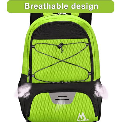 Hsmihair Soccer Bag-Soccer Backpack&Backpack for & Football Volleyball & Basketball,with Ball Compartment and Separate Cleat