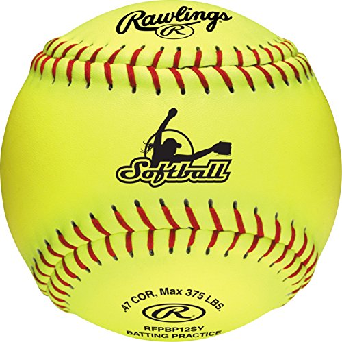 Rawlings | Batting Practice Softballs | 11" & 12" Options | 6 & 12 Count Options - style: 12"
