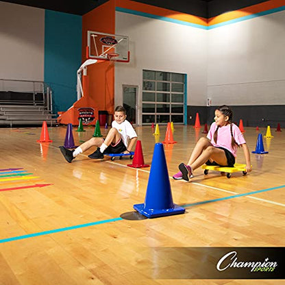 Champion Sports - color: Neon Red, size: 5 Inch Diameter