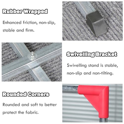 The Movable Ping Pong Ball Baffle,Table Tennis Surround Barrier, Oxford Cloth, Competition and Training Baffle & Field Fence for Ping Pong Courts，（2 Pack） - color: 2 Pack