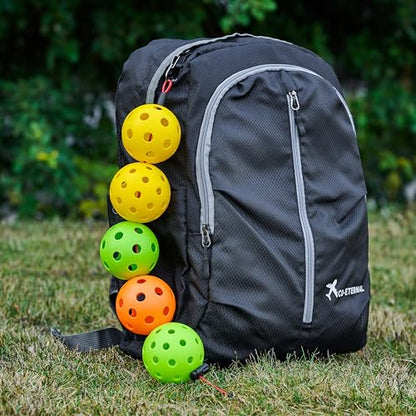 Pickleball Ball String Cable Chord, Accessories for Pickleball Storage, Suitable for Garage Wall or Bags, 5 Official Balls fit on one Cable, Set of 2