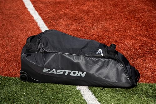 Easton | Dugout | Baseball & Fastpitch Softball | Wheeled Bag | Multiple Colors - color: Red