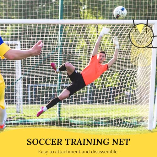 2 Pcs Soccer Targets for Goals Training, Top Bins Soccer Target Goal, Football Training Target | Top Bins Equipment for Shooting Accuracy Training | Durable Design - Extra-Long Straps with Carry Case