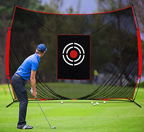 Golf Practice Net: Durable Target Portable Practice - Quick Set Up Training Outdoor Backyard Indoor Garage USS for Youth