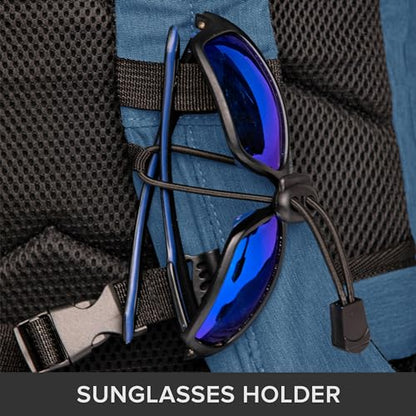Xelfly Basketball Backpack with Ball Compartment - color: Blue