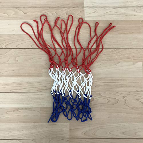 Sure Shot Basketball Net-Red, White and Blue, One Size