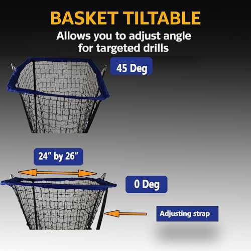 Volleyball Setter Trainer Net – Adjustable Height & Angle Training Equipment with Resistance Bands | Pro Blue Edition for Coaches, Teams & Setters