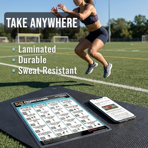 Guided Coaching Agility Ladder Drills Training System - Structured Speed & Footwork Charts with Built-in Progressions - style: 4-Pack Bundle (8.5x11)