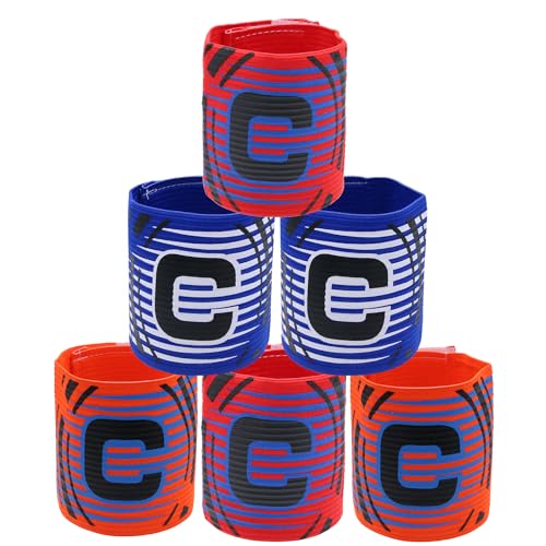 Elastic Soccer Captain Armband for Youth and Adult - size: Mixed Color