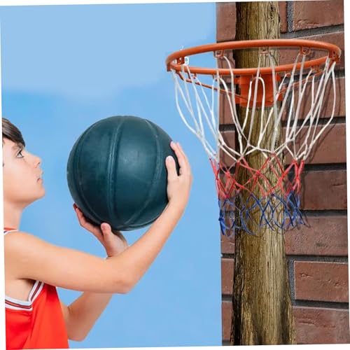 13.78 Inch Steel Basketball Rim - Choose from Fixed or Breakaway - Use for Replacement or Garage Mount