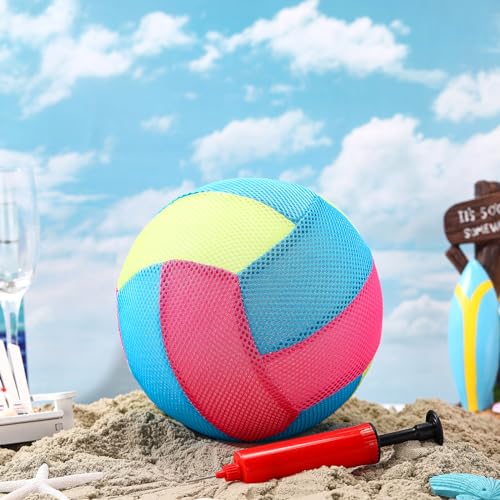 Threan 8.5 Inch Waterproof Pool Volleyball with Grip Technology Water Beach Pool Volleyball for Adults Outdoor and Indoor Activities