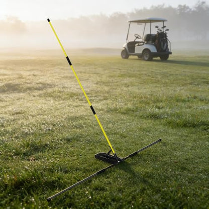 Golf Alignment Sticks – Adjustable Swing Rod Trainer, Skill Development, Precision Marked Surfaces | Golf Practice Sticks for Indoor, Chipping, Hitting, Backyard, Home Training, Golfers, Putting Drill