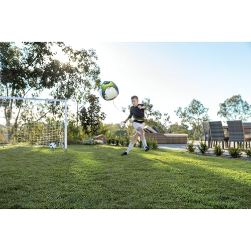 SKLZ Star-Kick Solo Soccer Trainer | Hands-Free Kicking and Passing Practice | Adjustable Cord and Waistband | Multiple Ball Sizes | Youth Players |Perfect for Enhancing Ball Control Skills