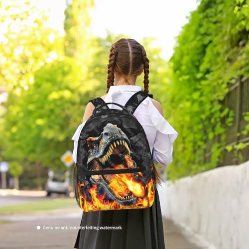 Dinosaur Backpack for Boys School Backpack for Kids Dinosaur Print Boys Backpacks Lightweight Waterproof Adjustable Kids Backpacks Students Bookbag for Children Teens Ages 6-18 - color: Dinosaur