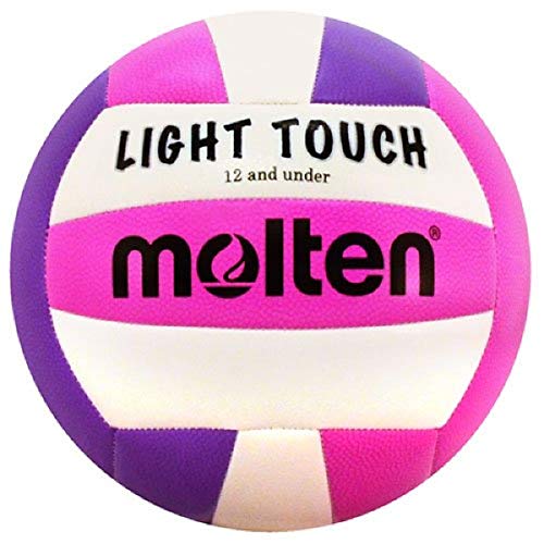Molten Molten Light Touch Volleyball - color: Purple/Pink