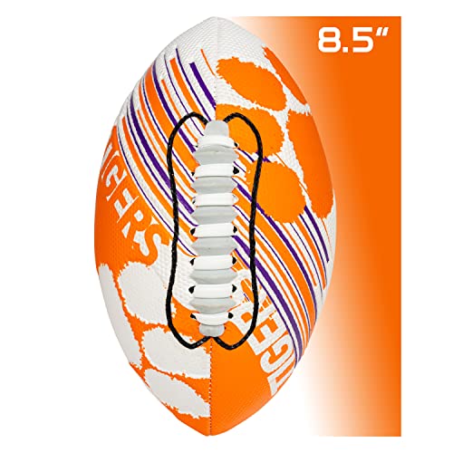 Franklin Sports NCAA Football - Youth Mini Football - 8.5" SPACELACE Easy Grip Texture - Perfect for Kids