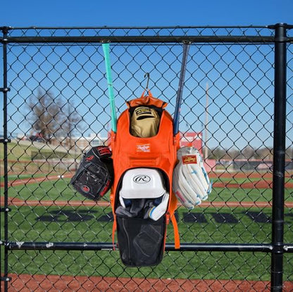 Rawlings | FRANCHISE 2.0 Player's Backpack | Baseball/Softball | Rec/Travel | Multiple Styles | Baseball/Softball