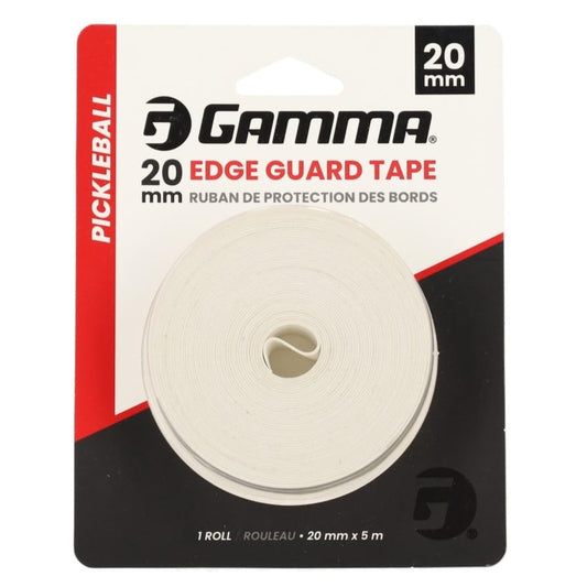 GAMMA Edge Guard Tape – Protect Your Paddle from Scratches & Damage - Durable, Stylish Protection for Performance & Customization - White, 20mm Roll - color: White, size: 20mm