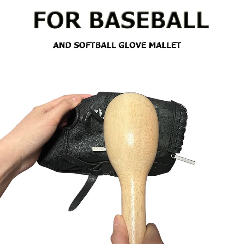 RSC Baseball Softball Glove Mallet,Solid Construction Shaping Hammer for mitt Break-In Aid