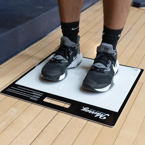 Murray Sporting Goods Courtside Premium Basketball Sticky Mat | Non-Slip Shoe Mat for Basketball Court Shoe Grip 19 in x 19 in | Replacement Sheets Don't Include Mat - style: Basketball Sticky Mat