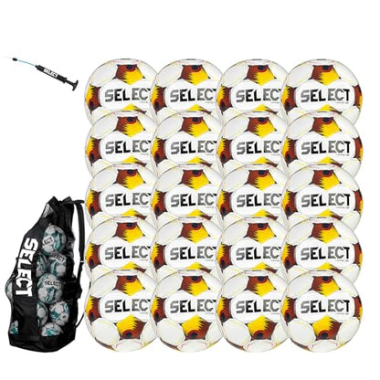 SELECT Viking DB Soccer Ball - color: White/Blue/Orange V25 - 20-Ball Pack, size: 5