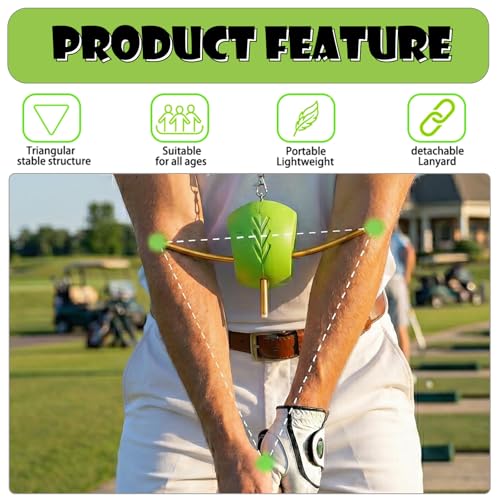 The Connector Golf Training Aid, 2026 Upgraded Golf Swing Trainer for Posture Correction Practice, Small and Effective Golf Training Tool, Golf Swing Practice Trainer for Golfers and Beginners