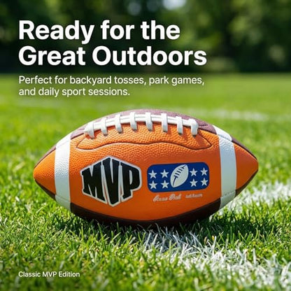 Mini Soft Rubber Football – 21cm Outdoor Training Ball for Beginners, American Football Practice Ball, Inflatable Sports Ball for Pool & Beach, Adult/Teen Throwing Game Prize