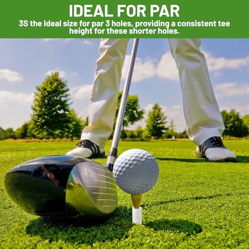 Xinjoduz 8PCS Rubber Simulator Golf Mat Tees 1.5 Inch High Driving Range Golfs Simulator Tee Holder, Unbreakable Indoor & Outdoor Golf Hitting Off Mats Practice Accessories(White)