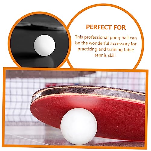 Toyvian Advanced Pong Balls for Table Tennis Training Durable Smooth Surface for Beginners for School and Gym