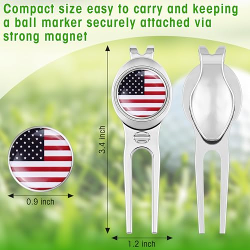 CHIVENIDO Divot Tool Divot Repair Tool, Premium Golf Divot Tool Golf Ball Maker