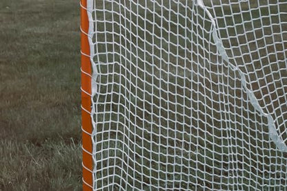 Velocity - Single Portable Folding Lacrosse Goal - Official 6' x 6' x 7' Size Compatible with 4, 5, 6,7mm White or Black Net, Foldable and Portable for Easy Training and Storage - Sports Equipment