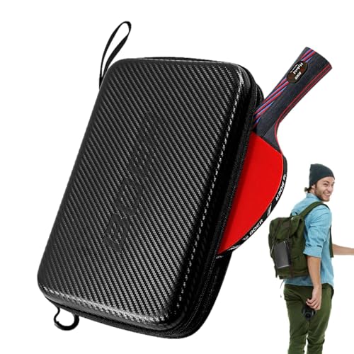 PingPongs Paddles Case -29x19.5x5cm Paddle Hard Case, Hard Shell Table Tennis Paddle Storage Bag For 2Paddles Multiple Balls, Anti Drop, Waterproof HardShell Table TennisCase For TableTennis Lovers