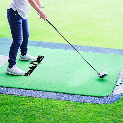 Izzo Golf Sure Stance Golf Swing Training Aid -Ball Position Trainer - style: Right Handed