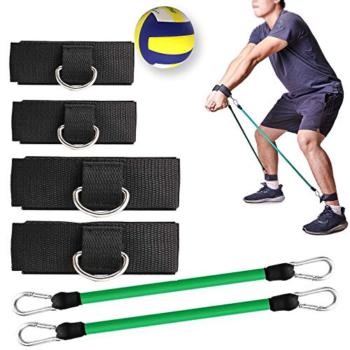 Volleyball Training Pass Rite Aid Resistance Band, Elastic Volleyball Resistance Belt Set for for Agility Training, Practicing Serving, Arm Swing Passing