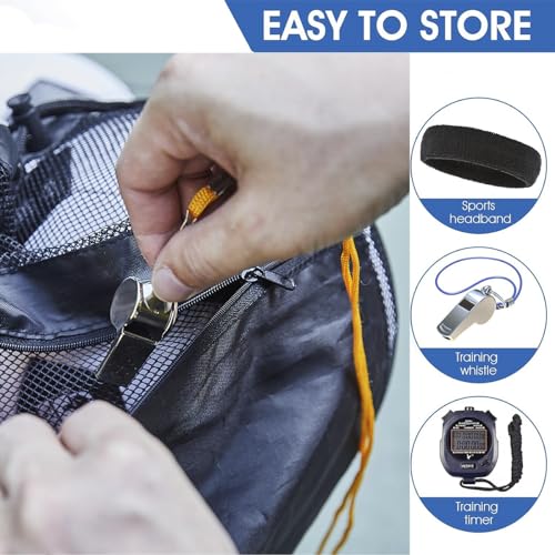 2 Pack Heavy Duty Soccer Ball Bag,Volleyball Ball Bag with Adjustable Strap,soccer Ball Bags for Coaches, Mesh Ball Bag for Holding Basketball, Volleyball, Baseball, Swimming Gear - color: Black-L