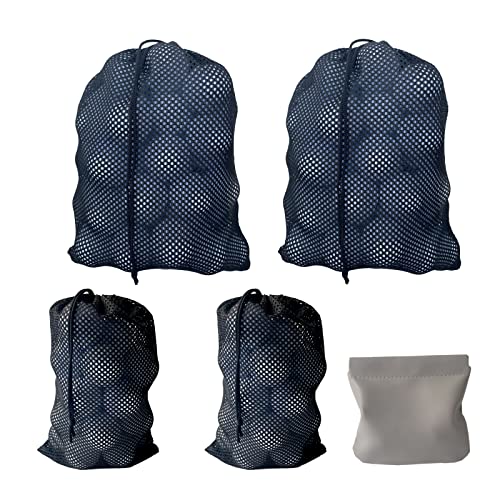Golf Tee Pouch Bag, Zipper Golf Ball Bag, Accessory Pouch for Men - color: Grey