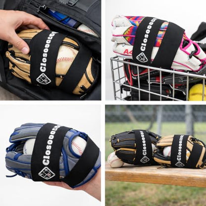 Baseball/Softball Glove Wrap Band for Break-in, Shaping & Glove Care | Baseball Glove Accessories for Men’s, Women’s, Adult & Youth Mitts