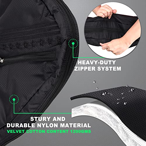 Big Teeth Golf Sunday Bag, Small Golf Bag Lightweight, Par 3 Golf Bag for A Few Clubs Driving Range, Practice with Carry Shoulder Strap Foldable Multi-Colour