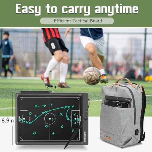 15 inch Electronic Football Coach Board - LCD Soccer Tactical Coaching Board with Stylus Pen for Football Coach Marker Training Writing Tablet - color: 15 Inch Football Coaching Board