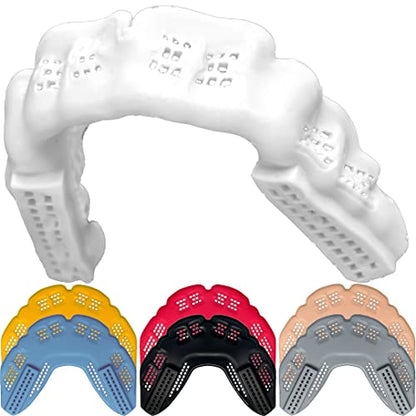 Bulletproof MMA Boxing Mouth Guard is 3X Stronger! Fighting Mouthguard Martial Arts Mouthpiece Karate Muay Thai Taekwondo Sparing Wrestling BJJ Jiu Jitsu Mouth Piece Men Women Adult Youth - color: Clean White, size: FIGHTING