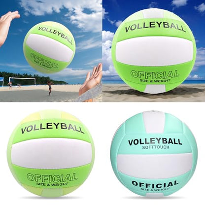 Volleyball Official Size 5 Waterproof Soft Sand Volleyball Beach Game Practice Volleyball Sports PU