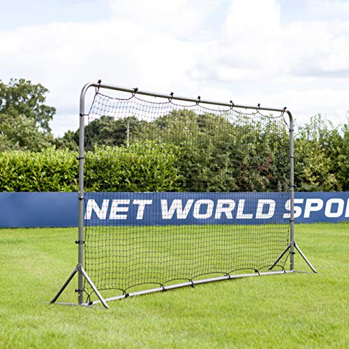 FORZA Soccer Rebound Wall (12ft x 6ft or 16ft x 7ft) | Dual-Sided Soccer Rebounder | Freestanding Spring-Loaded Soccer Rebound Net | Soccer Training Equipment - size: 12 x 6
