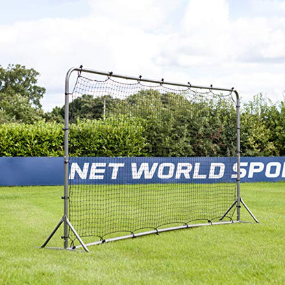 FORZA Soccer Rebound Wall (12ft x 6ft or 16ft x 7ft) | Dual-Sided Soccer Rebounder | Freestanding Spring-Loaded Soccer Rebound Net | Soccer Training Equipment - size: 12 x 6