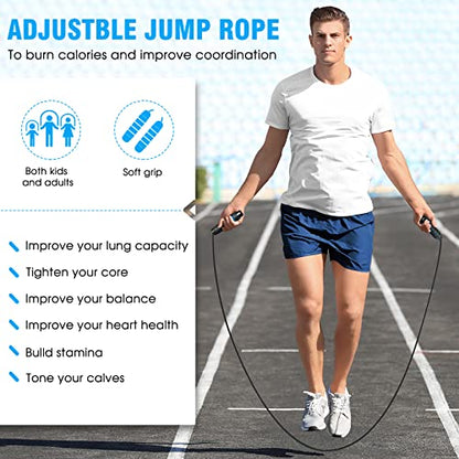 X-UMEUS Agility Ladder Speed Training Equipment Set-20ft Agility Ladder,12 Soccer Cones,4 Hurdles, Jump Rope, Running Parachute| Basketball Football Soccer Training Equipment for Kids Youth Adults